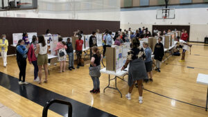 A view of the entire science fair.