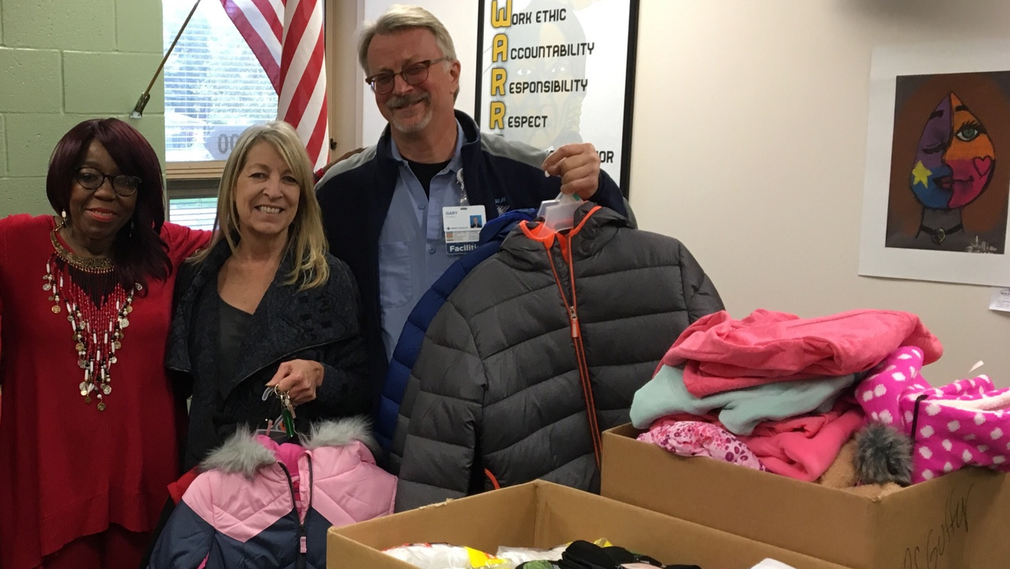 Remove term: A big thank you goes out to St. Joe's Hospital who kindly donated clothing to the students of McGuffey! A big thank you goes out to St. Joe's Hospital who kindly donated clothing to the students of McGuffey!