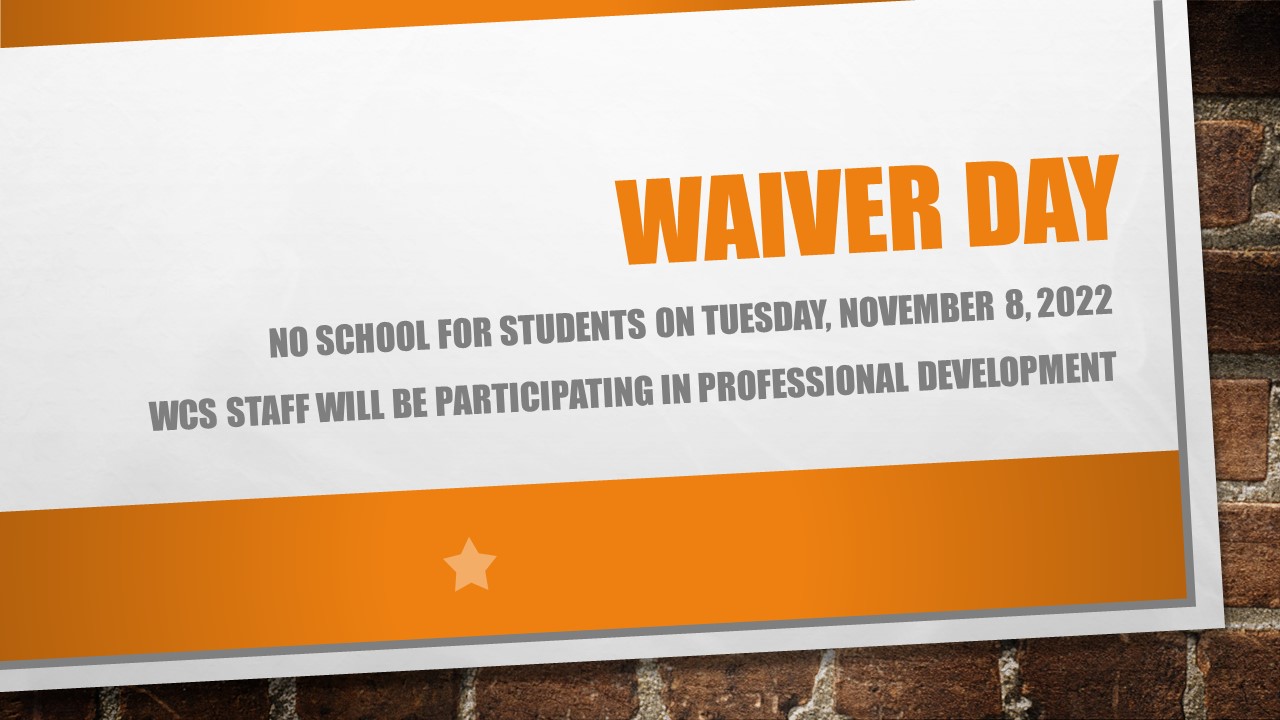 Waiver Day is Tuesday