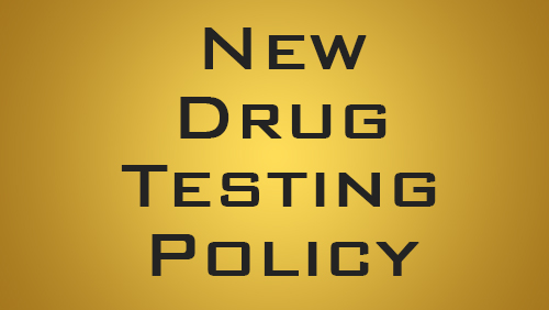 New Drug Testing Policy feature image