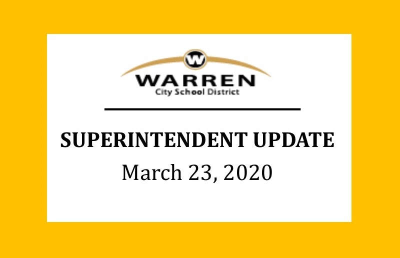 Superintendent Update March 23