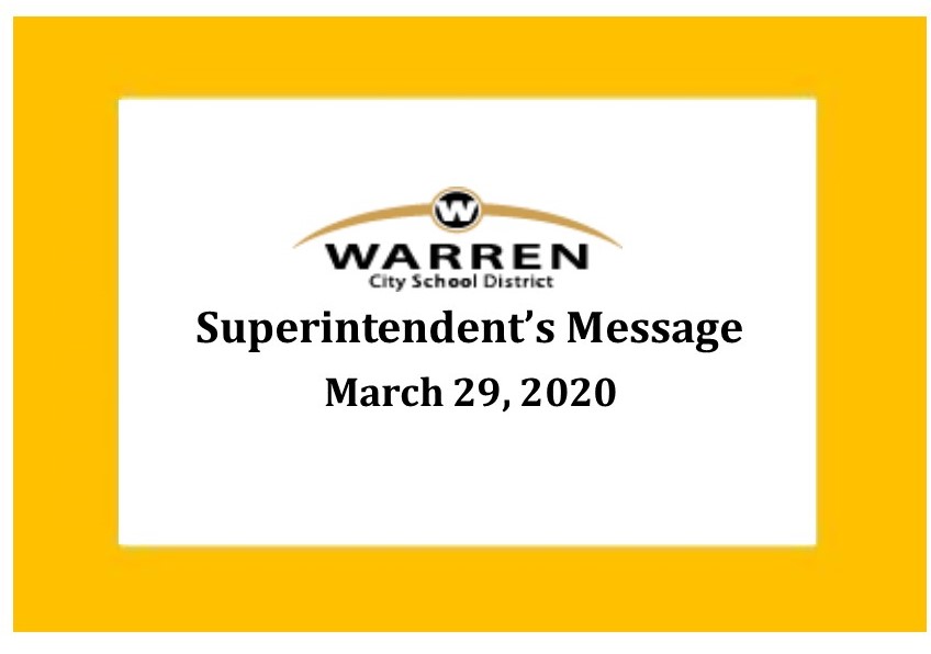 From Superintendent Steve Chiaro: District Operations