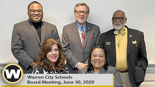Warren City Schools Board of Education Meeting, June 30th, 2020