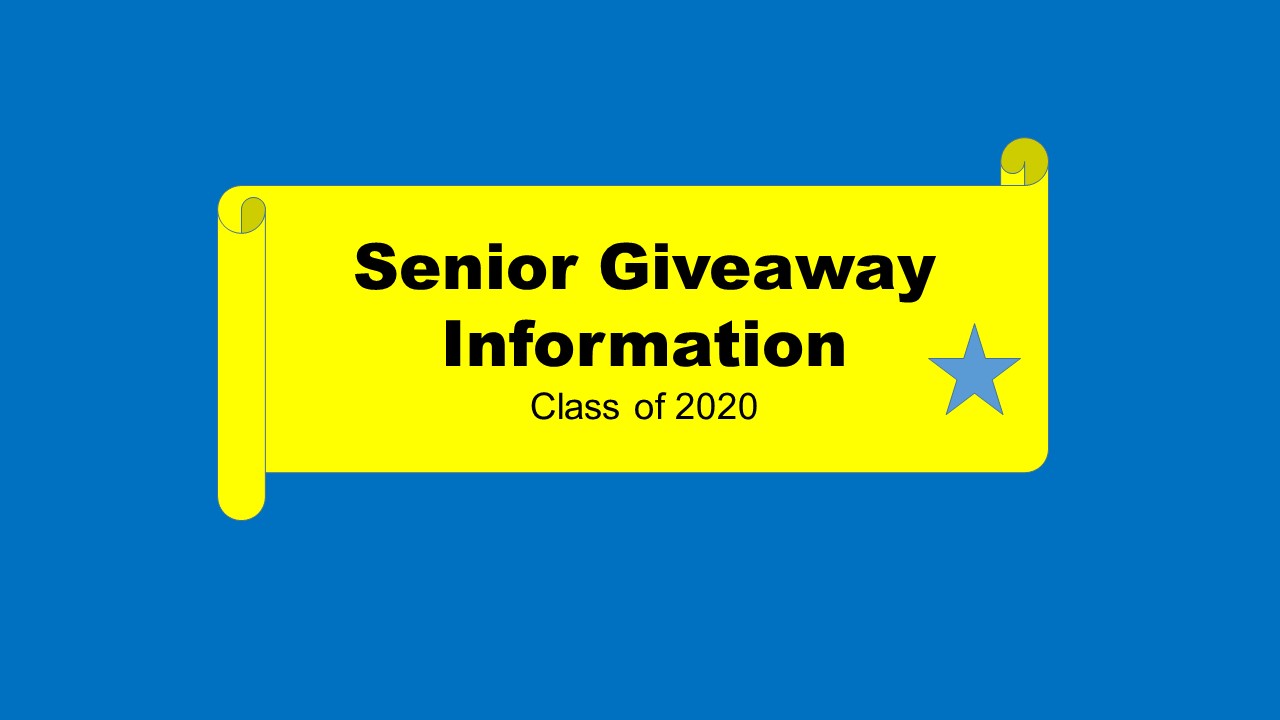 Senior Giveaway Information