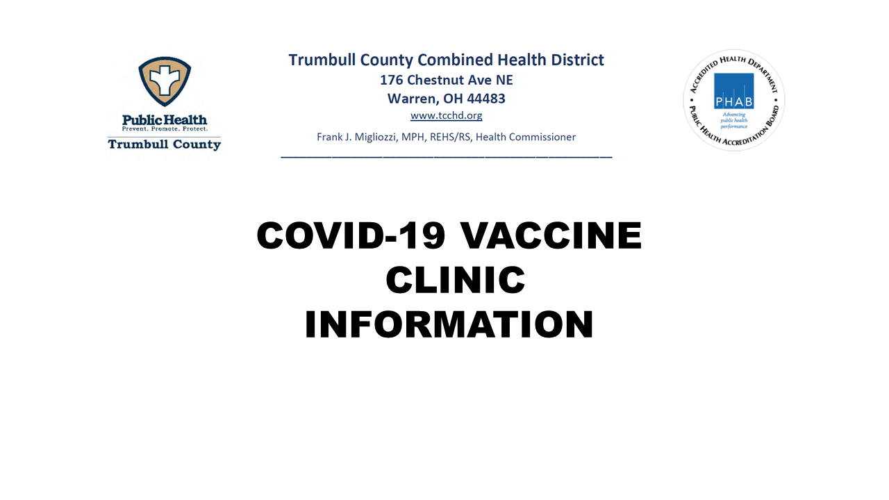 COVID-19 VACCINATION CLINC INFORMATION