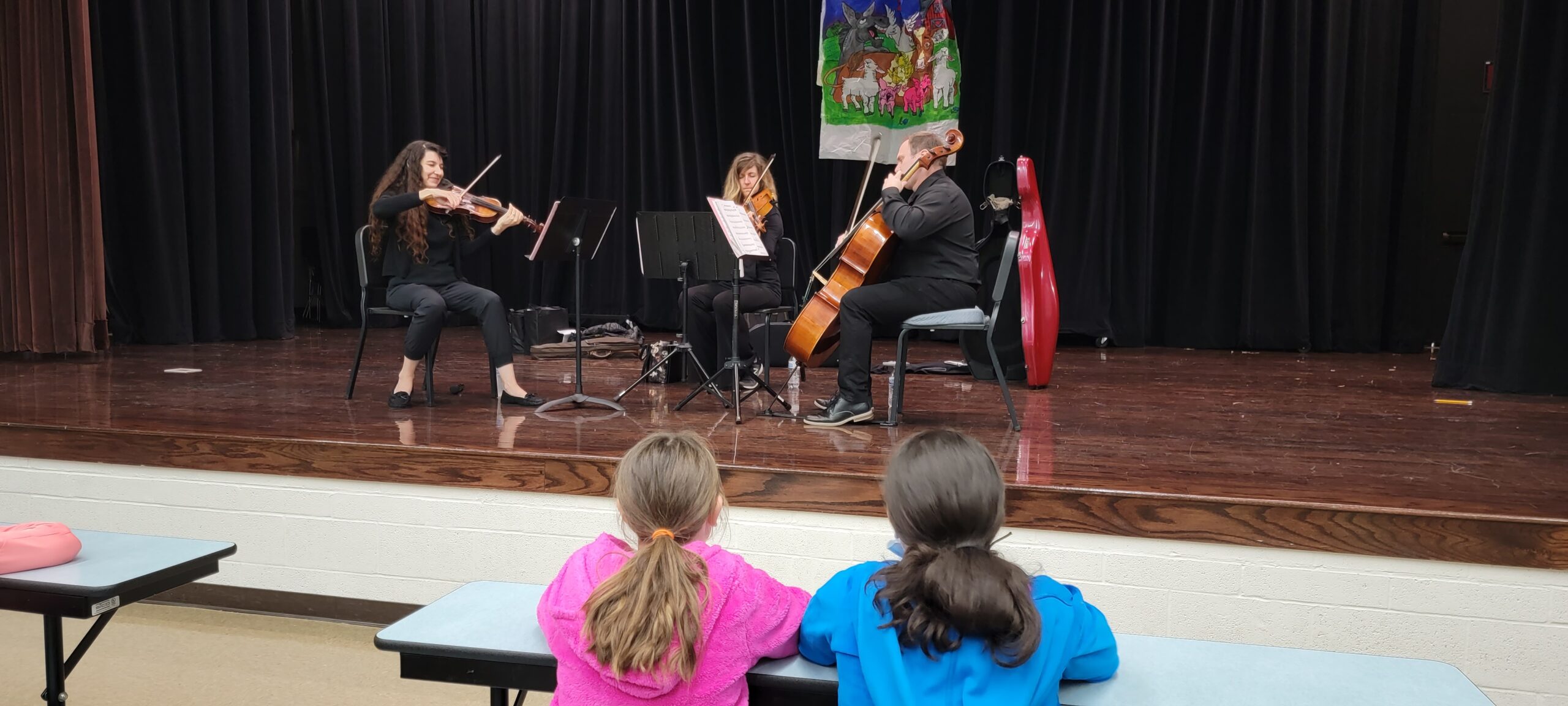 Warren Philharmonic Orchestra String Trio Brings ‘Small’ Performances to Warren Schools