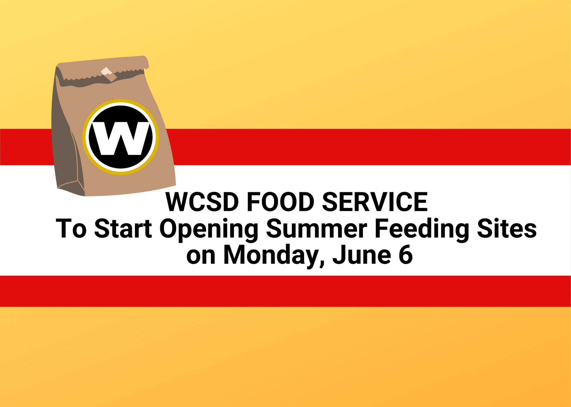 WCS’ to Start Opening 2022 Summer Feeding Sites on Monday, June 6