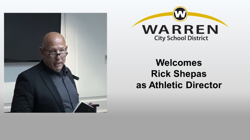 Warren City Schools Welcomes Rick Shepas as Athletic Director