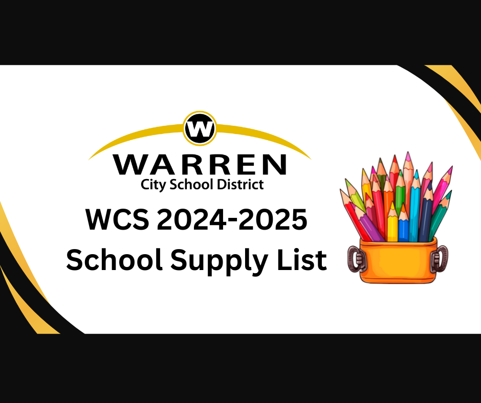 School Supplies: What students need at school and at home to support school work for the 2024-2025 school year